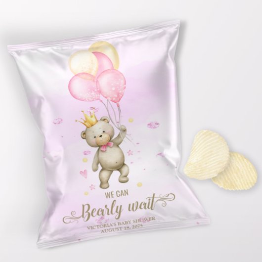 Babywrapper für Girl Bear-Babydusche Flyer