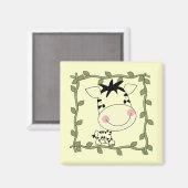 Babyzebra-T-Shirts und Geschenke Magnet (Vorderseite/Rückseite)