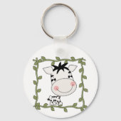 Babyzebra-T-Shirts und Geschenke Schlüsselanhänger (Vorderseite)