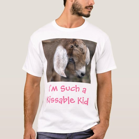 Babyziege, bin ich solch ein Kissable Kind T-Shirt (Vorderseite)
