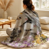 Babyziegen im Herbst Blätter 10 Fleecedecke