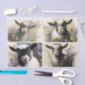 Babyziegen Seidenpapier (Handwerk)