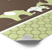Babyzimmer Elephant Poster (Ecke)