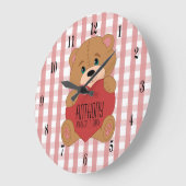 Babyzimmer Große Wanduhr (Winkel)