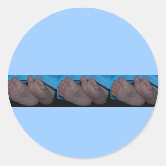 Babyzimmeraufkleber Runder Aufkleber (Vorderseite)