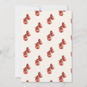 Babyzubehör Boho Dusche Baby Einladung (Rückseite)