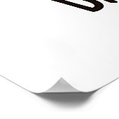 Bac Bone Funny Bacteria Pub Poster (Ecke)