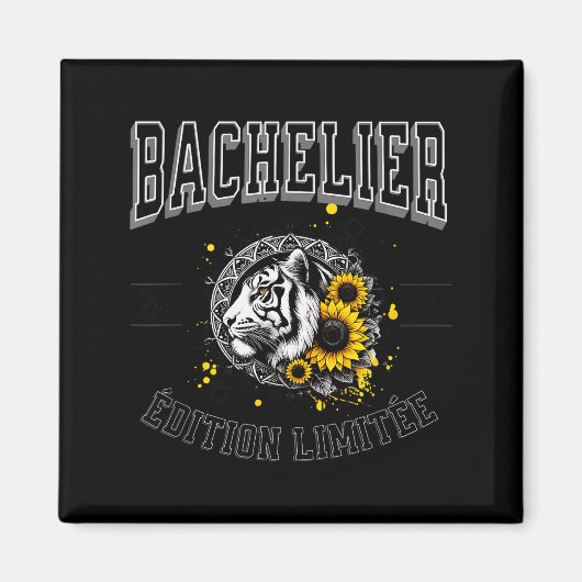 Bac Diploma 2025 Tiger Limited Edition New Bachelo Magnet (Vorne)