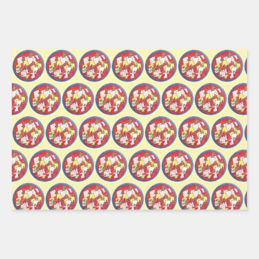 Bacalao Puerto Rico Küche Salatfisch Kabeljau Stew Geschenkpapier Set (Vorderseite 3)