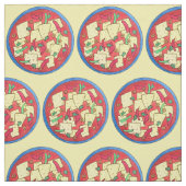 Bacalao Puerto Rico Küche Salatkuchen Stew Stoff (Muster)