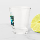 Bacalar-Lagune Mexiko Schnapsglas (Rechts)