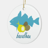 Bacalhau Keramik Ornament (Links)