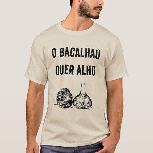 Bacalhau quer alho T - Shirt (Vorderseite)