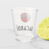 Bacardi Schnapsglas (Rückseite)