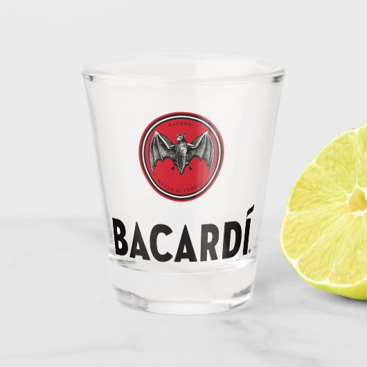 Bacardi Schnapsglas (Vorderseite)