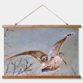 Baccaccia in vola wandteppich mit holzrahmen (Vorne)