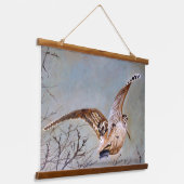 Baccaccia in vola wandteppich mit holzrahmen (Gewinkelt)