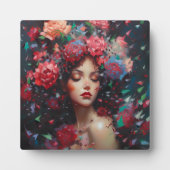 Baccara-Rose Fotoplatte (Vorderseite)