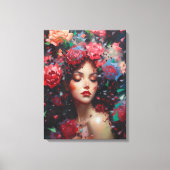 Baccara-Rose Leinwanddruck (Vorderseite)