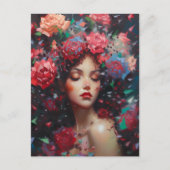 Baccara-Rose Postkarte (Vorderseite)