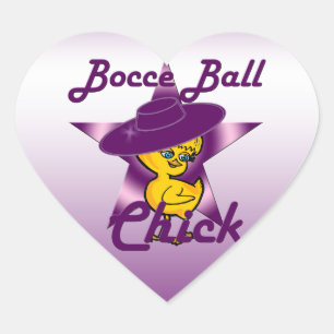 Bacce Ball Chick #9 Herz-Aufkleber