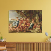 Bacchanal before a Herm, c.1634 Leinwanddruck (Insitu (Wohnzimmer))