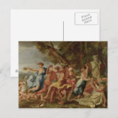 Bacchanal before a Herm, c.1634 Postkarte (Vorne/Hinten)