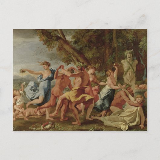 Bacchanal before a Herm, c.1634 Postkarte (Vorderseite)