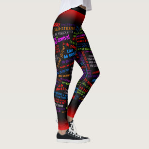 Bacchanal in De Carnival Leggings