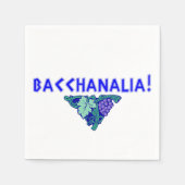 Bacchanalia! Serviette (Vorderseite)
