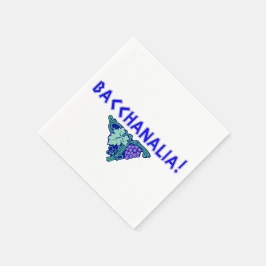 Bacchanalia! Serviette (Ecke)