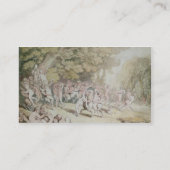 Bacchanalien (Stift, Tinte u. w/c) Visitenkarte (Rückseite)