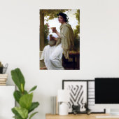 Bacchante von William-Adolphe Bouguereau Poster (Heimbüro)