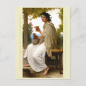 Bacchante von William Bouguereau Postkarte (Vorderseite)