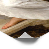 Bacchantin von William Bouguereau Poster (Ecke)