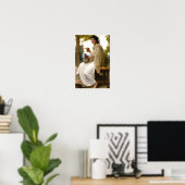 Bacchantin von William Bouguereau Poster (Heimbüro)