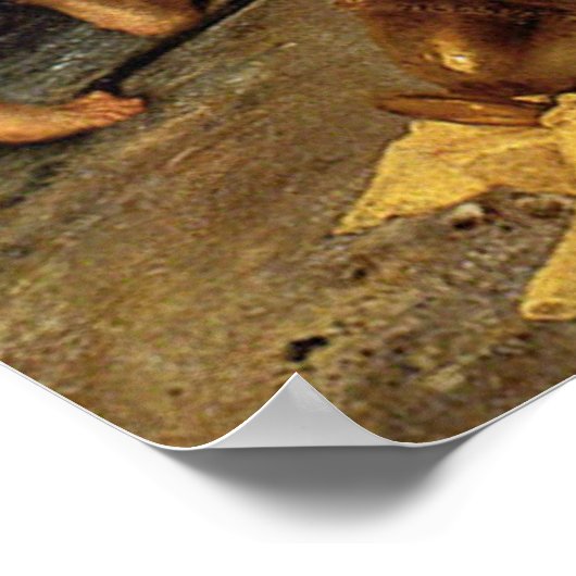 Bacchus and Ariadne by Titian Poster (Ecke)