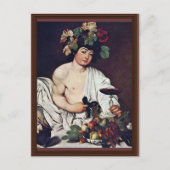 Bacchus by Michelangelo Merisi Da Caravaggio Postkarte (Vorderseite)