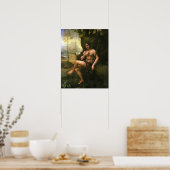 Bacchus, c.1695 (oil on canvas) poster (Küche)