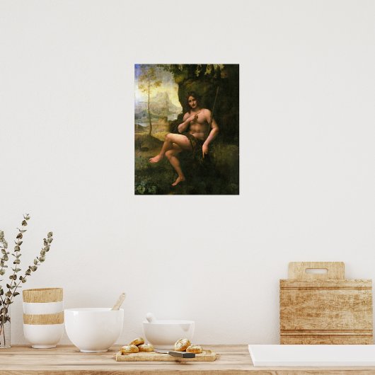 Bacchus, c.1695 (oil on canvas) poster (Küche)