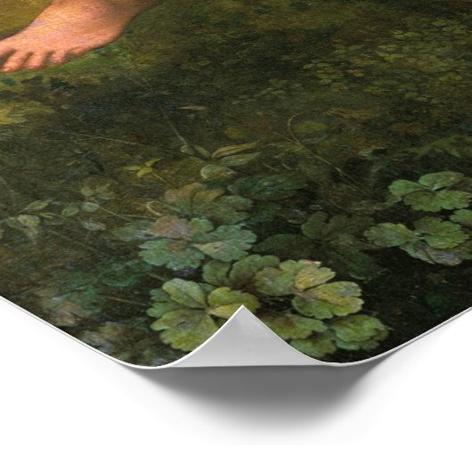 Bacchus, c.1695 (oil on canvas) poster (Ecke)