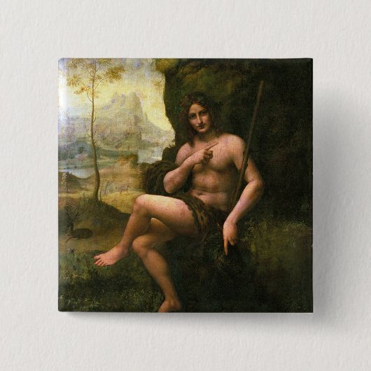 Bacchus, c.1695 (Öl auf Leinwand) Button (Vorderseite)