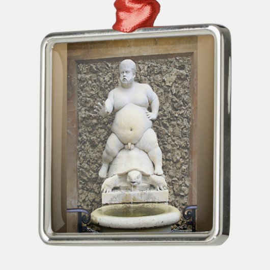 Bacchus Fountain Ornament Aus Metall (Links)