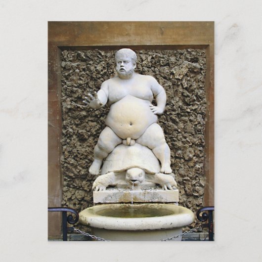 Bacchus Fountain Postkarte (Vorderseite)