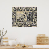 Bacchus-Gott des Weins Poster (Küche)