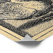 Bacchus-Gott des Weins Poster (Ecke)