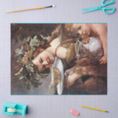 BACCHUS, GRAPEN UND WEISSER WEIN SEIDENPAPIER (Basteln)