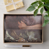 BACCHUS, GRAPEN UND WEISSER WEIN SEIDENPAPIER (Geschenk)