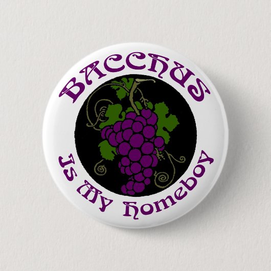 "BACCHUS" Knopf Button (Vorderseite)