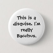 Bacchus-Kostüm Button (Vorderseite)